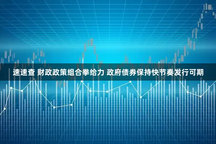 速速查 财政政策组合拳给力 政府债券保持快节奏发行可期